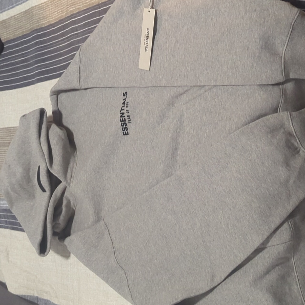 Brand new Fear of God Essentials Hoodies Pullover Dark Oatmeal